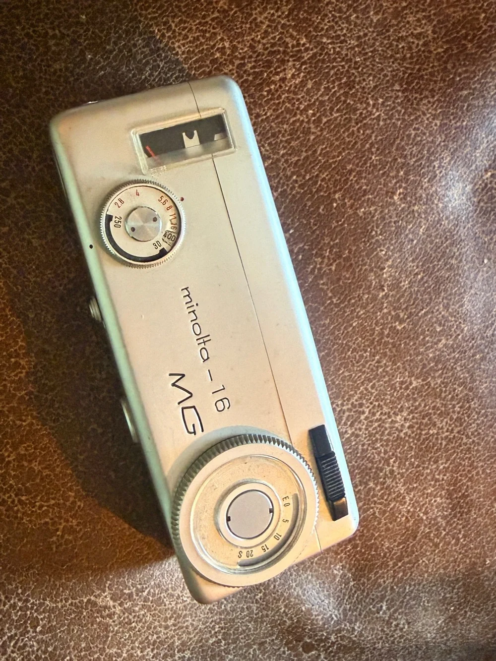 Minolta-16 MG Silver Subminiature “Spy Camera” Full Kit